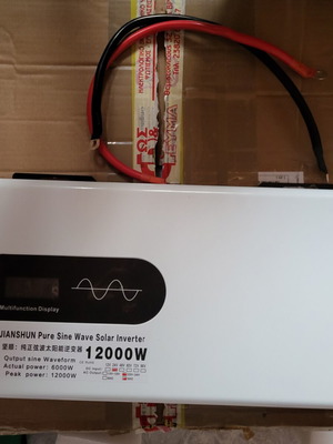 Ηλιακό inverter καθαρού ημιτονοειδούς κύματος 12000W 24V 50HZ καινούργιο