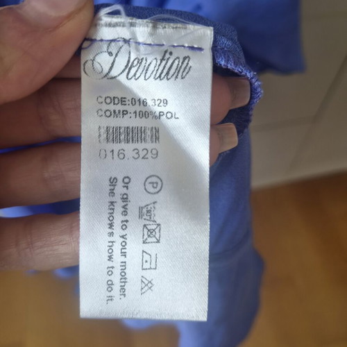 Devotion maxi wrap dress like new, size M, blue and purple