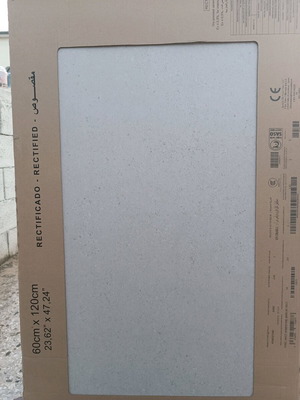 Бежови плочки 120x60 см нови, 60 кв.м., за вътрешна и външна употреба