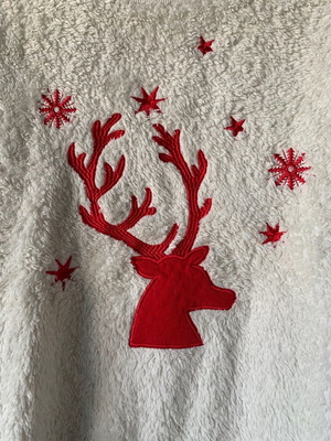 Premaman Christmas jumper like new, white, size S