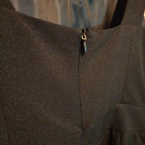 Zara black jumpsuit XS like new with cutout and zipper