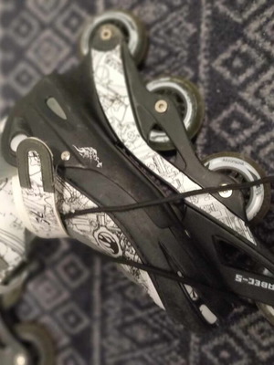 Roller adjustable size 35-38 used