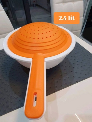 Tupperware Double Colander 2.4 Liters New