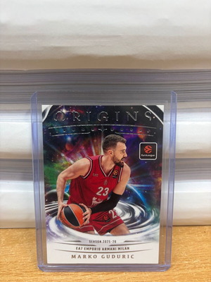 2025-26 Panini Origins EuroLeague Marko Guduric Clouds card new