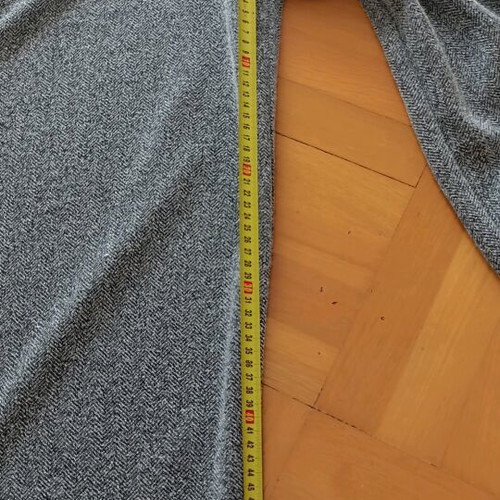 Manolo gray crop pants large like new