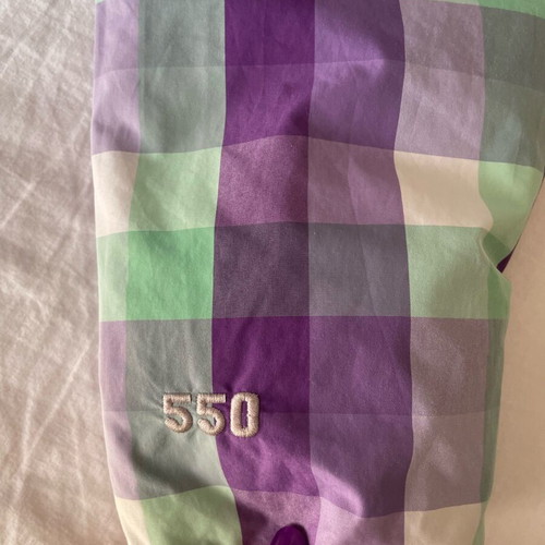 The North Face reversible jacket like new, green and purple, size S