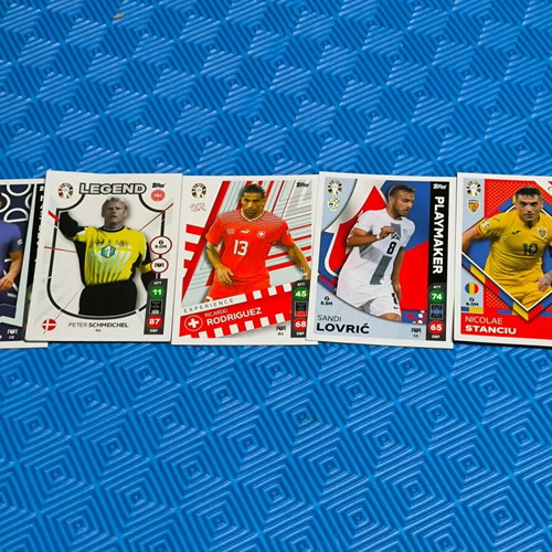 Match Attax football cards like new, collection of 5 cards