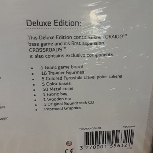 Tokaido Deluxe Edition board game, new