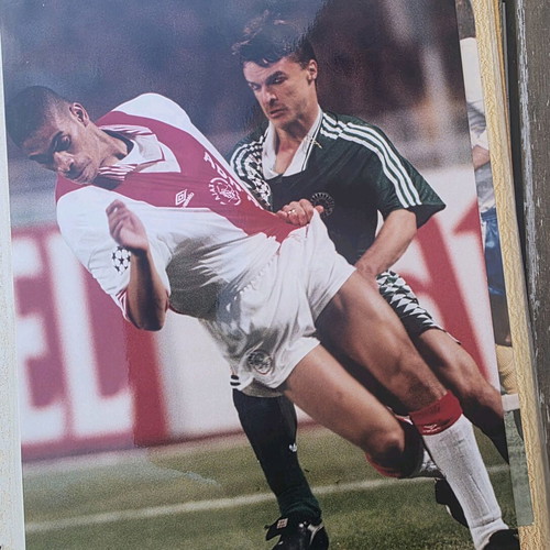 Christophe Vazeha Panathinaikos Photo used, 1990s Ajax match