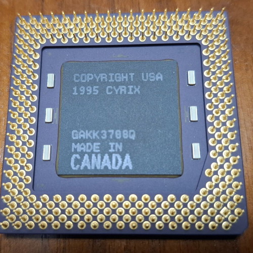 Επεξεργαστής vintage Cyrix 6x86L-PR166+GP μεταχειρισμένος