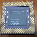 Επεξεργαστής vintage Cyrix 6x86L-PR166+GP μεταχειρισμένος