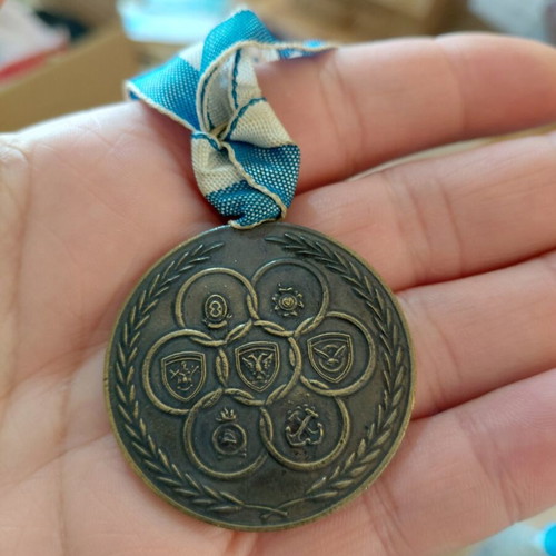 Collectible Bronze Medal A.S.A.E.D. with Ribbon like new