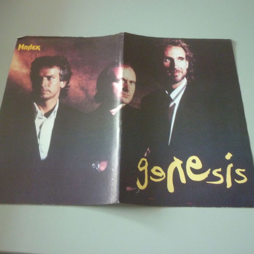 Genesis Sarah Jane Morris double collectible poster used