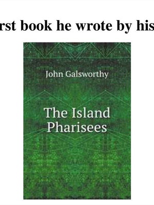 The Island Pharisees used book 1927 edition