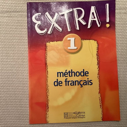 Extra 1 méthode de français new French learning book