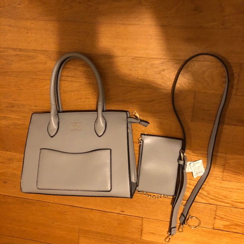 VQF Polo Line gray women's shoulder and crossbody bag like new