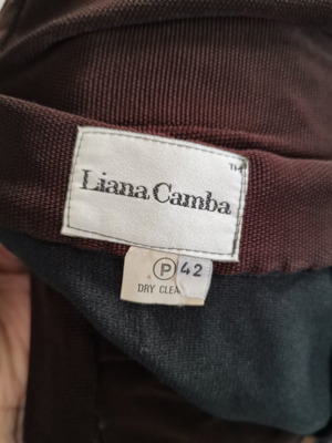 Liana Camba skirt dark brown used, size 42 IT