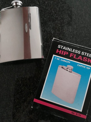 Stainless steel hip flask new
