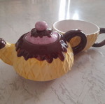 Cup with teapot set, dessert-shaped