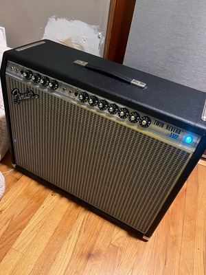 Fender Super Reverb Combo amplifier used