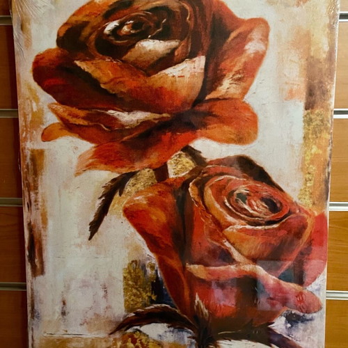 Painting Roses new, 50x40 cm