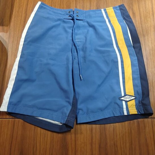 Nautica men's swim shorts like new, size 32, blue
