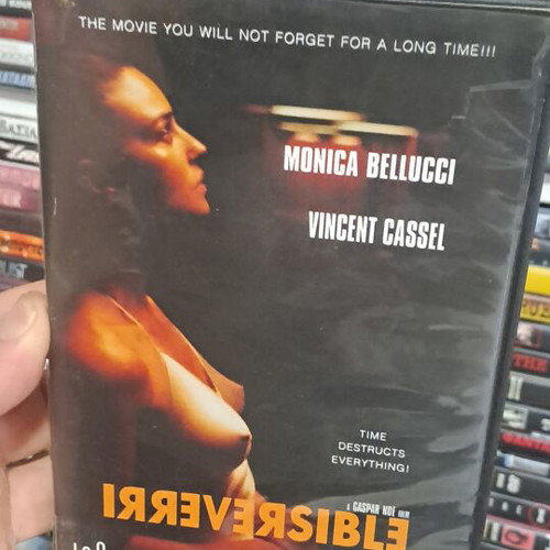 Irreversible DVD movie with subtitles, drama thriller