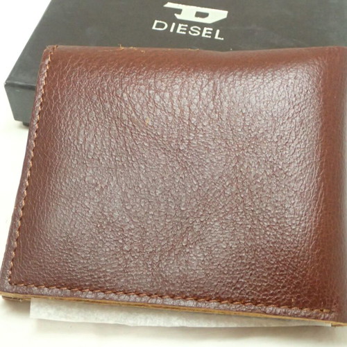 Leather wallet Diesel brown new in box