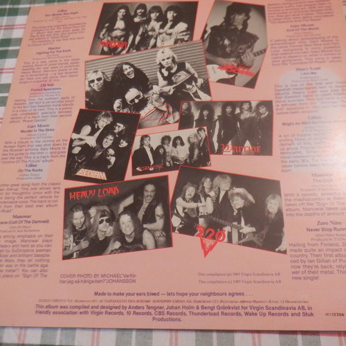 Rocket-Caught In Steel rare vinyl used, Greek pressing, metal