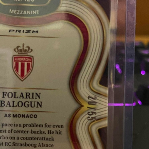 2025-26 Panini Select Ligue 1 Folarin Balogun card like new