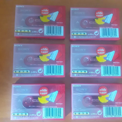 Sony CDit I 74 sealed cassette tapes
