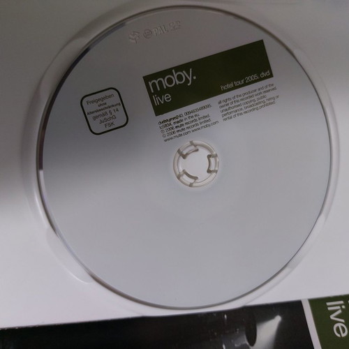 MOBY Live Hotel Tour 2005 DVD + CD new, electronic