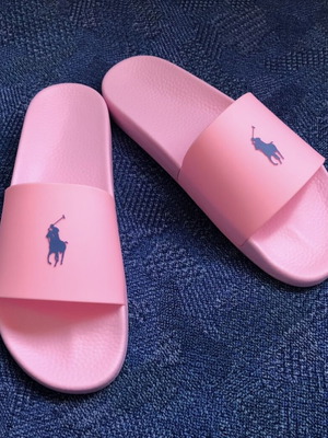 Polo Ralph Lauren мъжки джапанки нови, размер 50/34см, розови