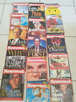 Newsweek 1996 like new, pack of 15 issues (January-April)