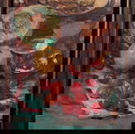 Oil painting on canvas by Christos Pallantzas, like new, still life