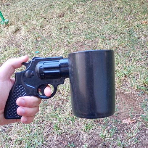 Original pencil holder used, made of plastic