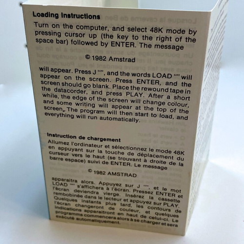 Treasure Island 1984 Spectrum ZX tape cassette used, complete with manual