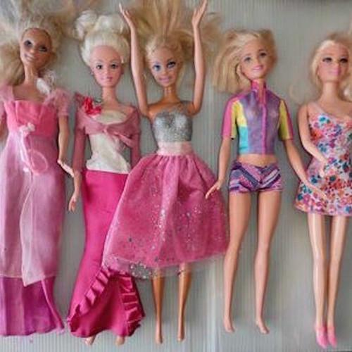 Barbie μεταχειρισμένες, πακέτο 54 κούκλες με μερικές διαφορετικές