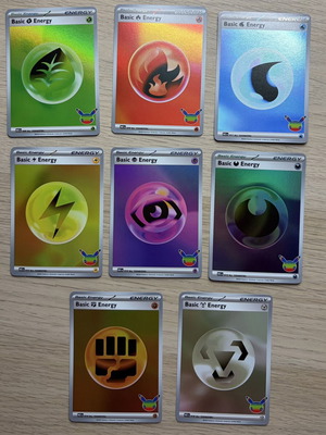 Pokémon βασικές κάρτες Ενέργειας, σετ 8