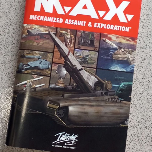 M.A.X. Mechanized Assault & Exploration used box and manual only without game