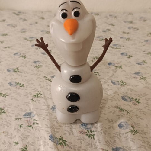 Olaf snowman figure 15 cm used, sound and motion not working
