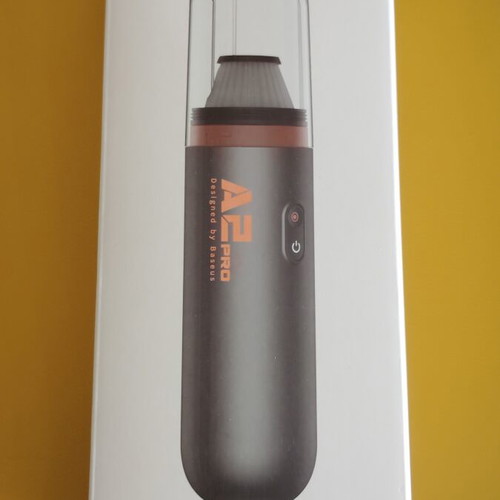 Baseus portable vacuum cleaner with accessories, like new