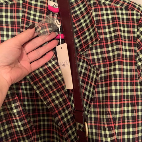 New long jacket with tag