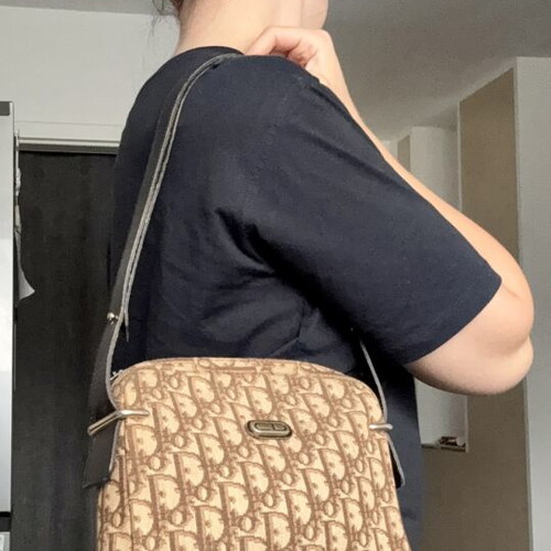 Christian Dior Trotter oblique shoulder bag, vintage