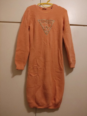 Γυναικείο φόρεμα Guess σε σομόν χρώμα, μέγεθος M, καινούργιο