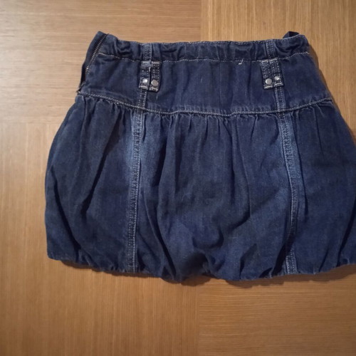 Benetton denim balloon skirt for girl 9-10 years like new, blue