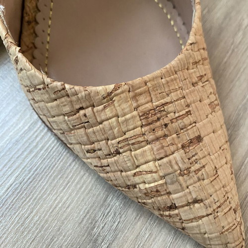 Jean-Michel Cazabat cork pumps size 38, Vero Cuoio