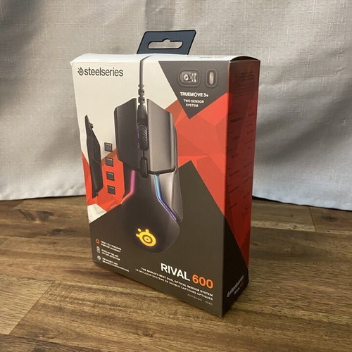 SteelSeries Rival 600 RGB gaming mouse black new