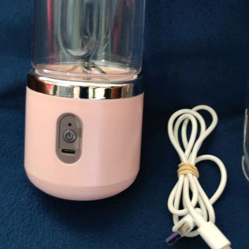 Mini smart blender new pink with rechargeable USB and extra cup