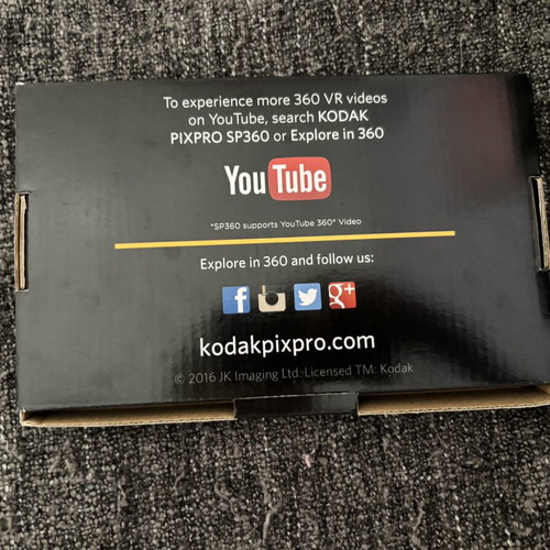 360 VR Glasses Kodak new, cardboard
